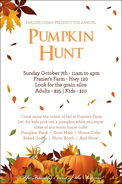 Pumpkin Patch Poster Product Front