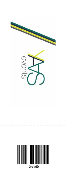 American Football Lights Reserved Event Ticket Product Back