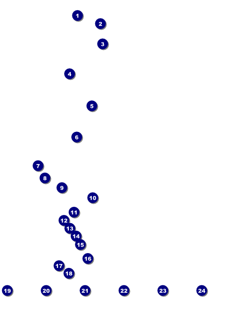 All Purpose Building and Streetlights Black and White Image Flyer Front Field Markers