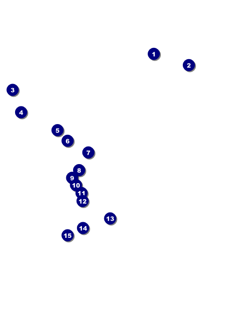 All Purpose Geometric Black and White Invitation Front Field Markers