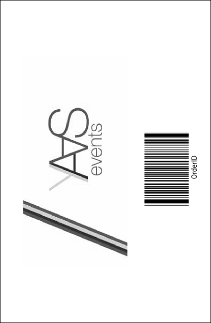 All Purpose Circles Black and White Drink Ticket Product Back