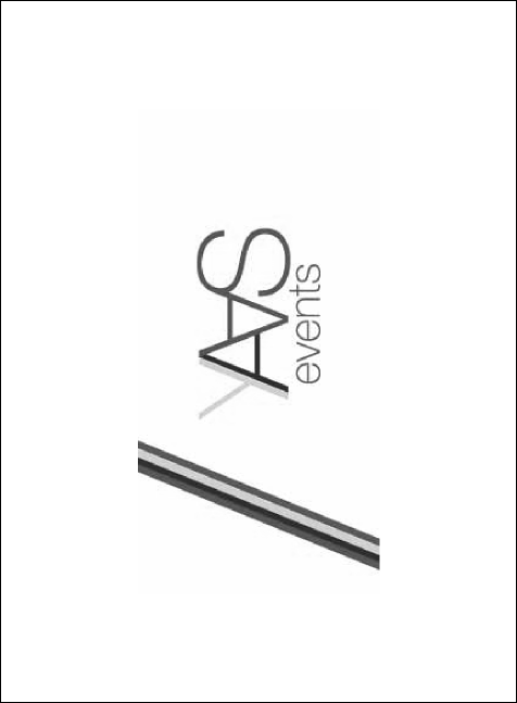 All Purpose  Corners Black and White Invitation Product Back