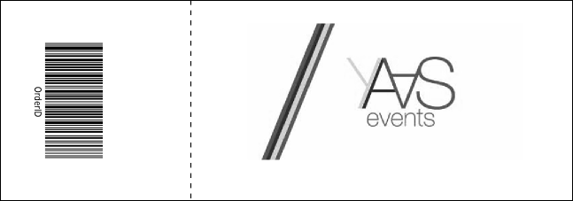 All Purpose Chalkboard Black and White Event Ticket Product Back