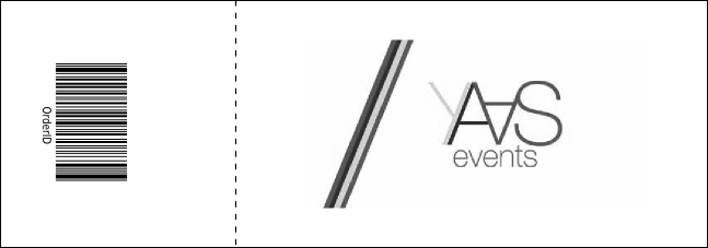 All Purpose Triangles Black and White Raffle Ticket Product Back