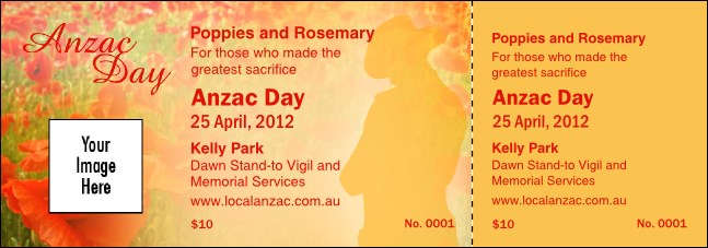 Anzac Day Event Ticket