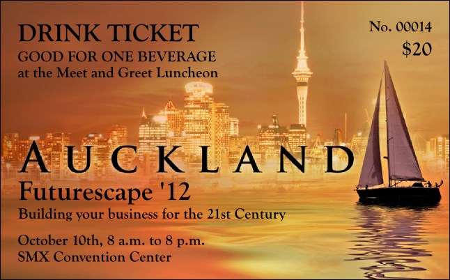 Auckland Drink Ticket Product Front