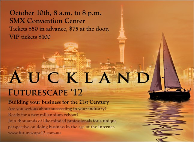 Auckland Invitation Product Front