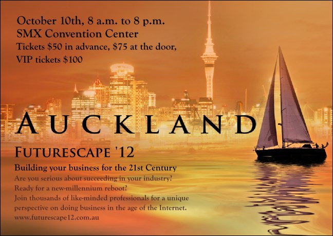 Auckland Postcard Product Front