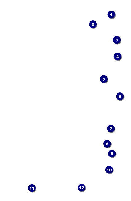 Australian Rules Football Drink Ticket Front Field Markers