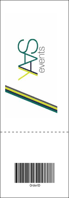 Australian Rules Football Event Ticket Product Back