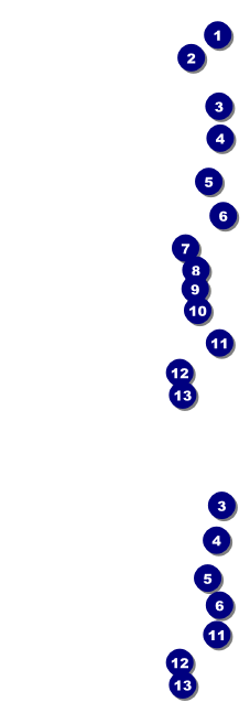 Australian Rules Football Event Ticket Front Field Markers