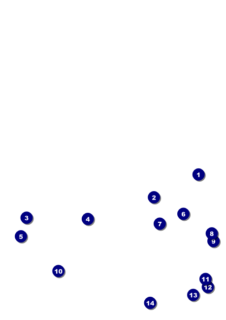 Melbourne Cup Postcard Front Field Markers