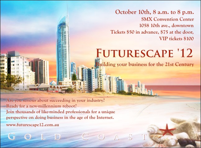 Gold Coast Invitation Product Front
