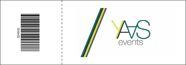 London Event Ticket Product Back