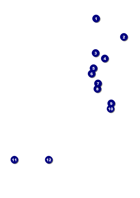 London Postcard Front Field Markers
