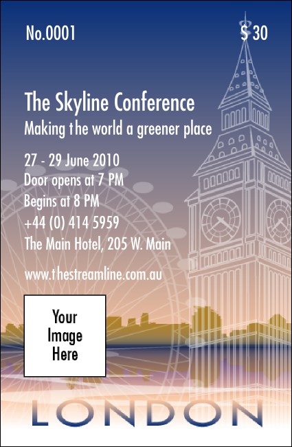 London Drink Ticket Product Front