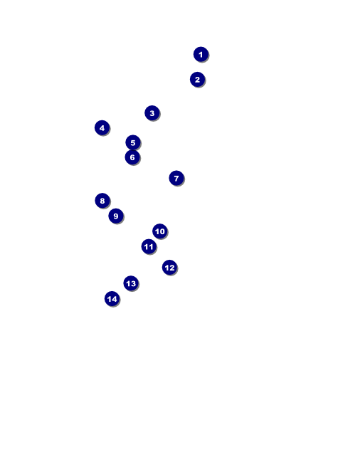 London Flyer Front Field Markers