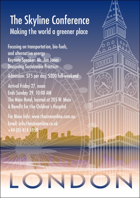 London Postcard Product Front