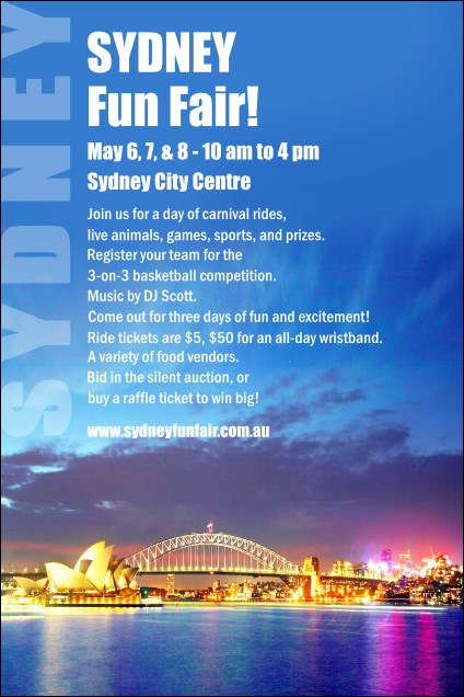 Sydney Poster Product Front