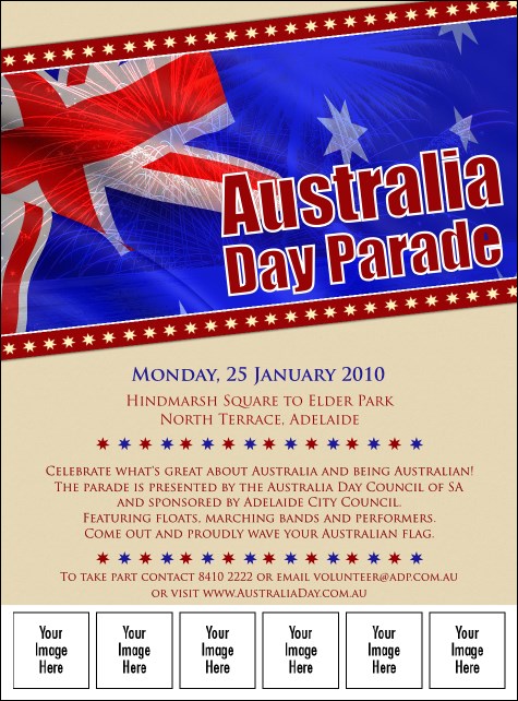 Australia Day Image Flyer Product Front
