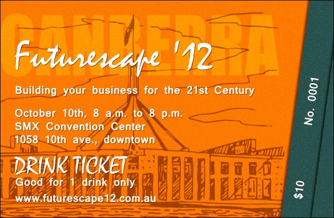 Canberra Drink Ticket