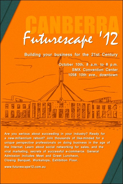 Canberra Poster Product Front