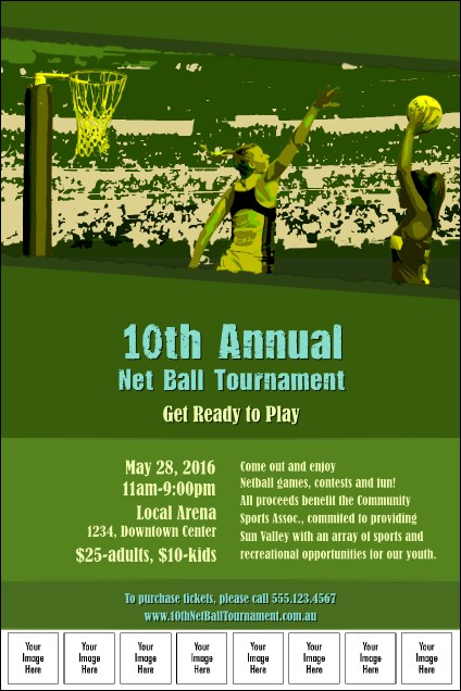 Net Ball Image Poster Product Front