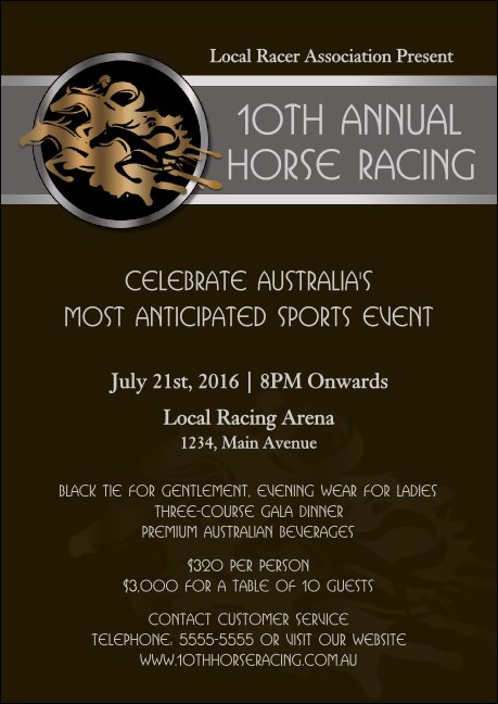 Horse Racing Postcard