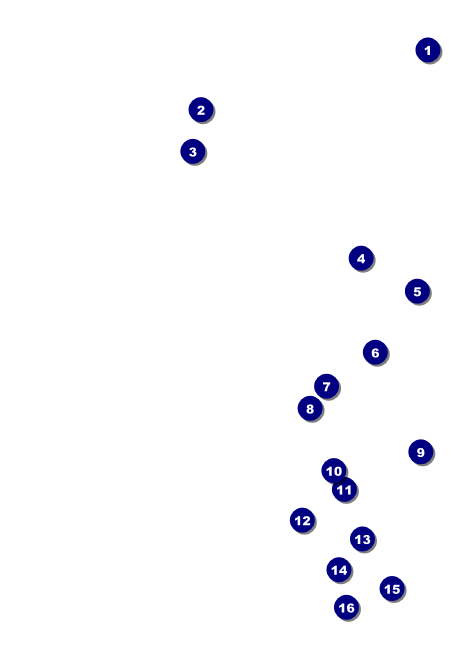 Horse Racing Postcard Front Field Markers
