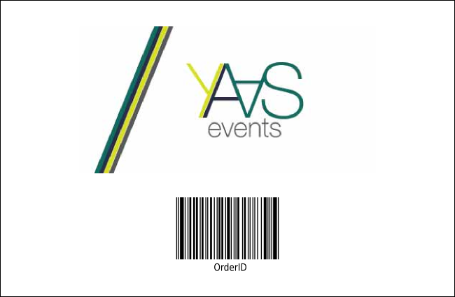 Golf Tournament Drink Ticket Product Back