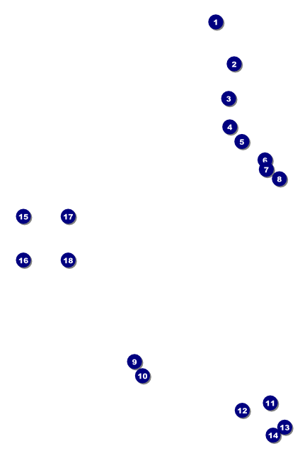 Golf Tournament Poster Front Field Markers
