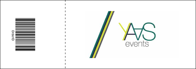 Golf Tournament Raffle Ticket Product Back