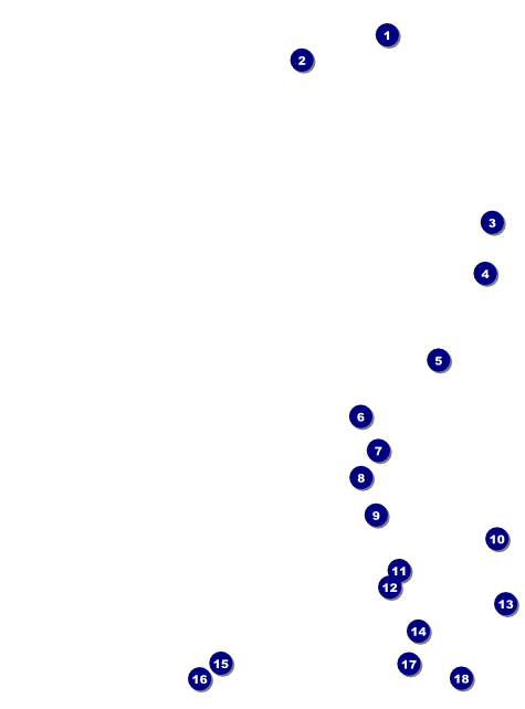 Aussie Rules Football 2 Flyer Front Field Markers