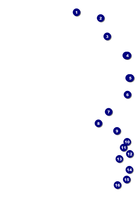 Motocross Postcard Front Field Markers