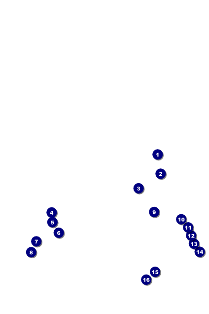 Net Ball Blue Poster Front Field Markers